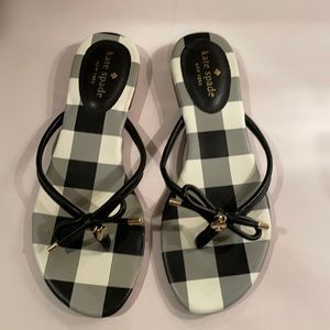 Kate Spade Sandals Black and White